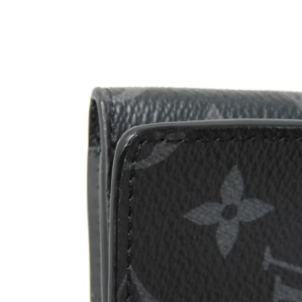 LOUIS VUITTON Second Bag Porto Document Frank GM Black Case Monogram Eclipse